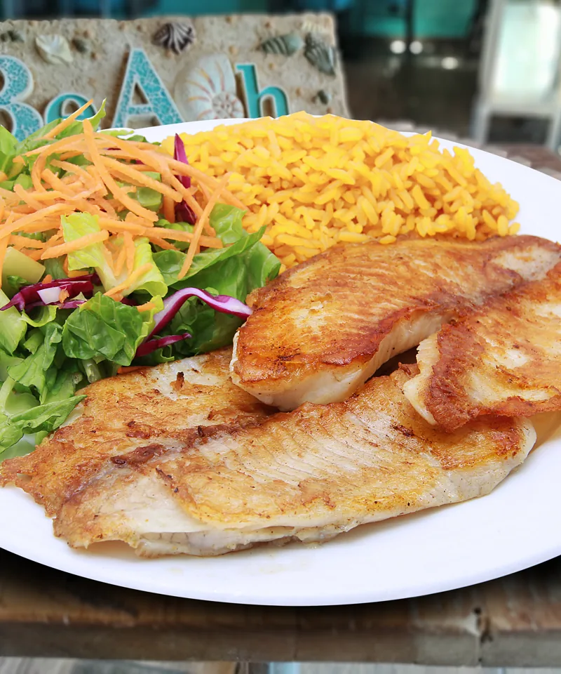 Filete de pescado a la plancha